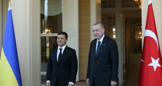 Cumhurbaşkanı Erdoğan, Zelenskiy ile bir araya geldi