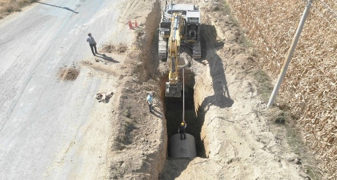Karaman’da yağmursuyu ve kanalizasyon hatlarının yapımı tamamlandı