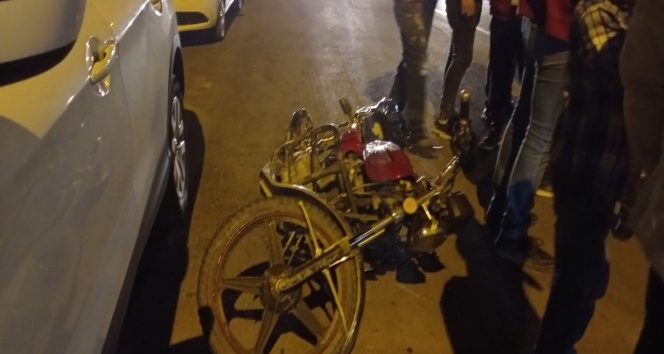 Ağır yaralanan motosiklet sürücüsü Sivas’a sevk edildi