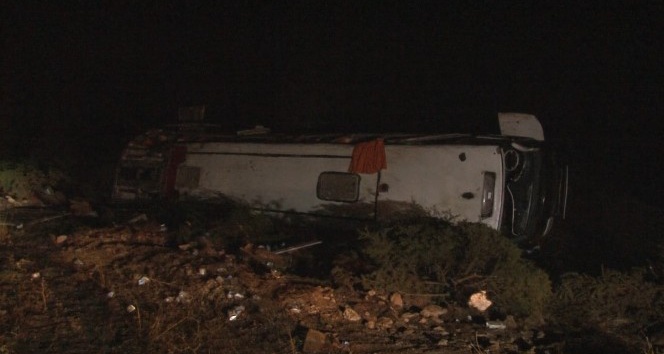 Eskişehir’de otobüs kazası: 3 yaralı