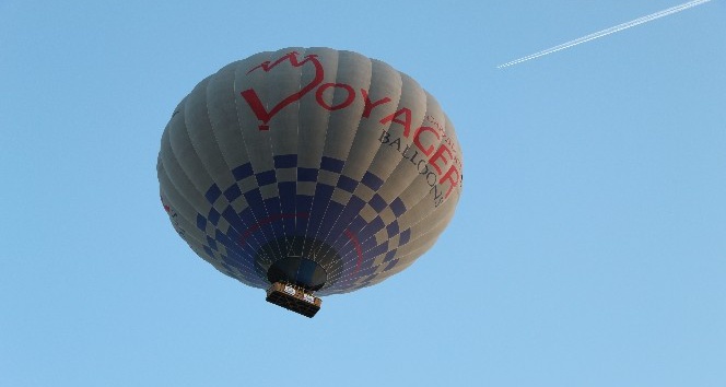 Kapadokya’da balon turları iptal edildi