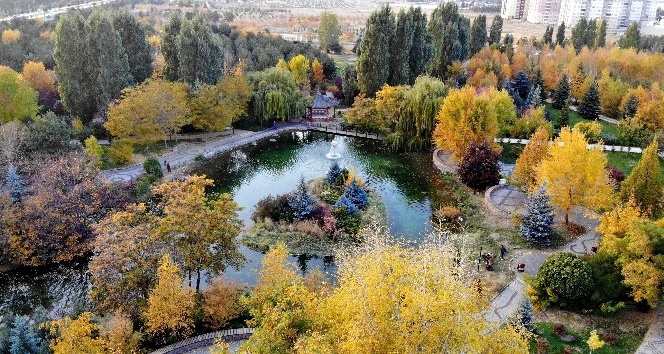 Erzurum’da sonbaharın eşsiz manzarası büyülüyor