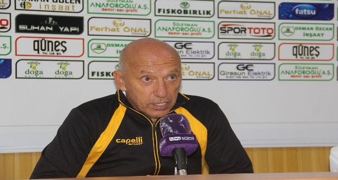 Giresunspor - Adanaspor maçının ardından
