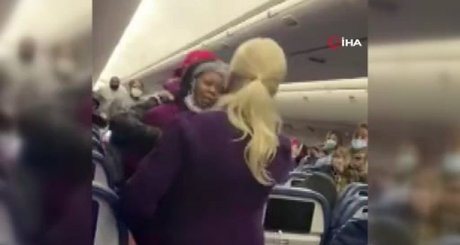 ABD’de yolcu uçağında maske takmadı, kabin görevlisine saldırdı