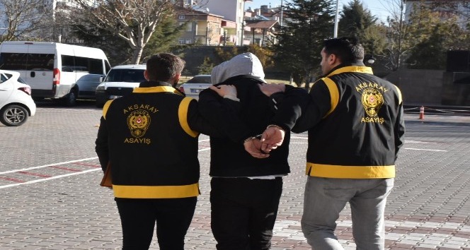 Aksaray’da 8 ayrı hırsızlık olayının faili 2 şüpheli tutuklandı