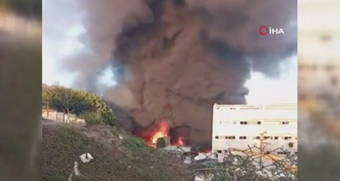 İstanbul Başakşehir’de fabrikada yangın çıktı