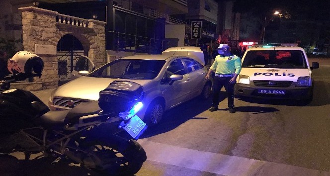 İzmir polisinden kaçan otomobili Kuşadası polisi yakaladı