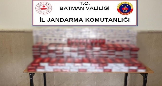 Batman’da 3 bin 780 paket kaçak sigara ele geçirildi