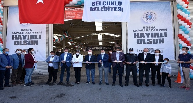 Selçuklu’da Bosna Kapalı Pazar Yeri açıldı