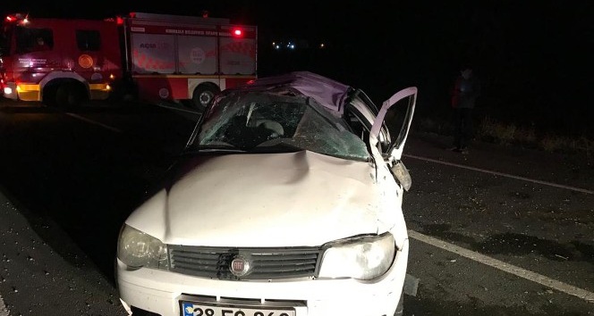 Kırıkkale’de otomobil takla attı: 3 yaralı