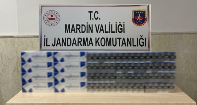 Mardin’de 750 paket kaçak sigara ele geçirildi