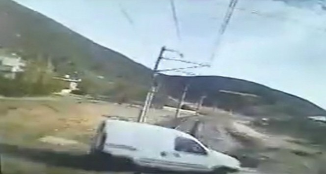 Gaziantep’te dayı yeğenin öldüğü feci kaza kamerada
