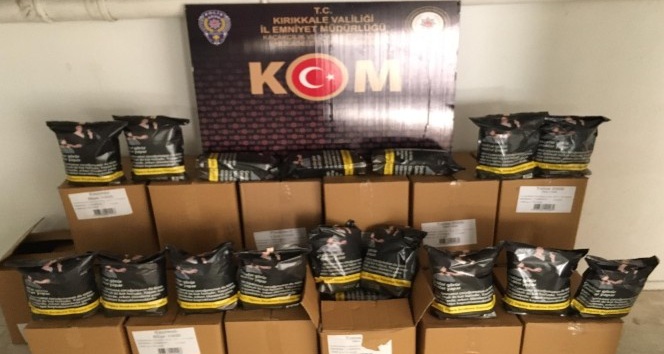 Kırıkkale’de 200 kilogram kaçak tütün ele geçirildi