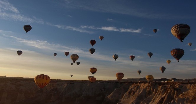 Kapadokya’da balon turları yine iptal edildi