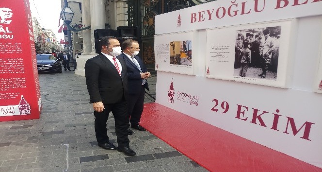 İstiklal Caddesi’nde 29 Ekim Cumhuriyet Bayramı’na özel sergi