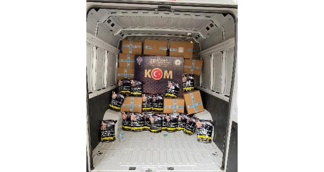 Kırıkkale’de 1 ton kaçak tütün ele geçirildi