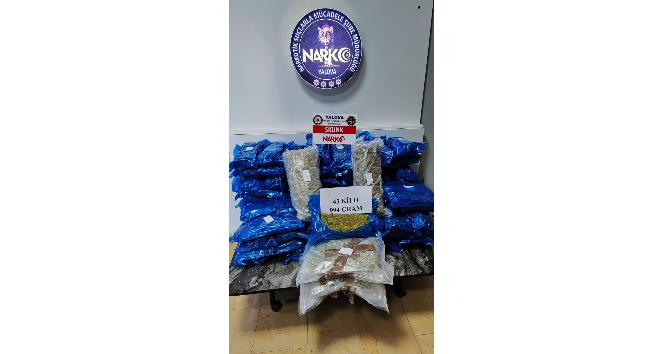 Yalova Polisi binlerce genci zehirleyecek uyuşturucu ele geçirdi