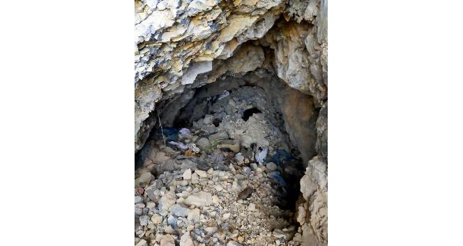 Tunceli’de teröristlerin kullandığı 1 mağara ve 1 sığınak imha edildi