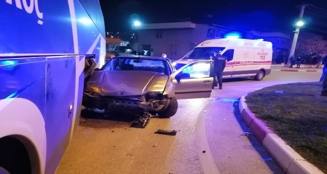Çan’da trafik kazası: 1 yaralı