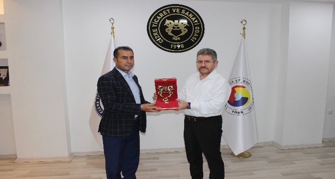 TSO Meclis Başkanı Yıldırım, Irak Türkmen Cephesi Milletvekili Bilal ile bir araya geldi