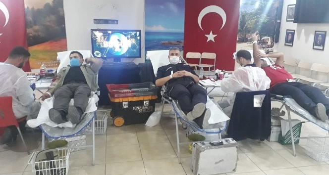 Kızıltepe polisinden kan bağışı