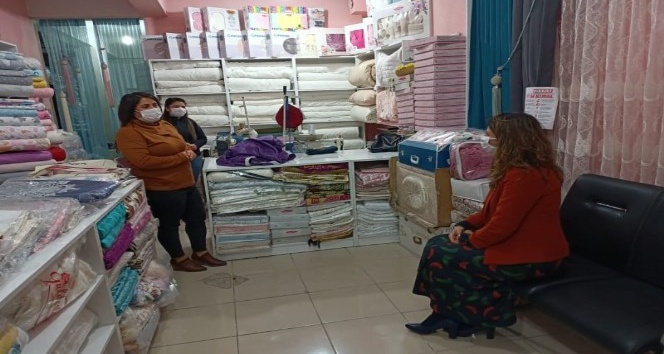 Vali Hüseyin Öner’in eşi Zehra Mine Öner, girişimci kadın esnafı ziyaret etti