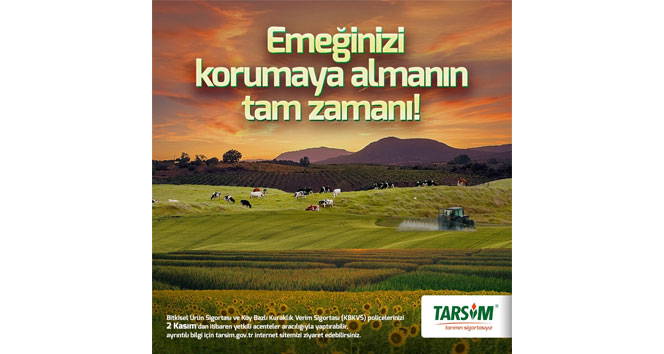 TARSİM: 'Emeğinizi korumaya almanın tam zamanı'