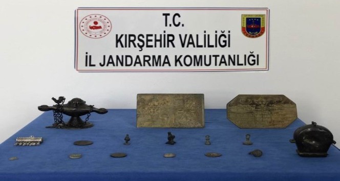 Kırşehir Jandarma Komutanlığından tarihi eser operasyonu