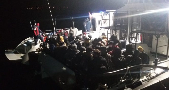 Çanakkale’de 102 düzensiz göçmen yakalandı