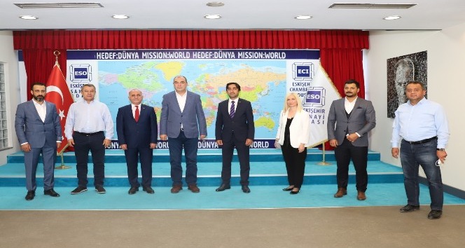 Cizre TSO Başkanı Sevinç ESO Başkanı ile bir araya geldi