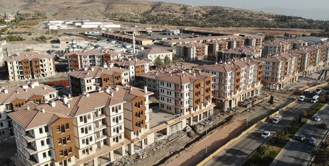 Elazığ’da dönüşüm sürüyor, binlerce konut hızla yükseliyor