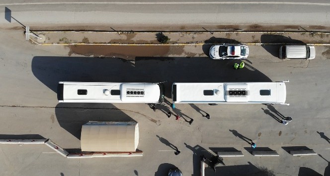 43 ilin geçiş güzergahında sıkı ‘korona virüsü’ denetimi: Toplu taşıma araçları tek tek durduruldu