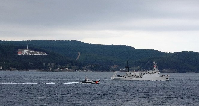Rus istihbarat gemisi ‘Donuzlav’, Çanakkale Boğazı’ndan geçti