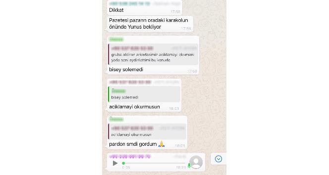 WhatsApp grubu kurarak uygulama noktalarını ifşa eden grup üyeleri hakkında soruşturma açıldı