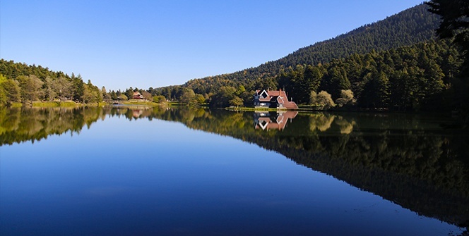 Bolu'da masalsı sonbahar manzaraları