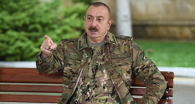Azerbaycan Cumhurbaşkanı Aliyev: &#039;Füzuli&#039;ye gelen herkes Ermeni vahşetini görüyor&#039;