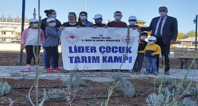 Tunceli’de “Lider Çocuk Tarım Kampı” etkinliği