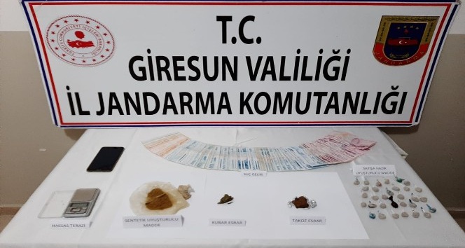 Giresun’da uyuşturucu operasyonu