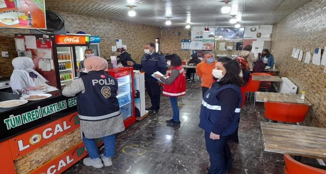 Iğdır’da korona virüs denetimleri devam ediyor