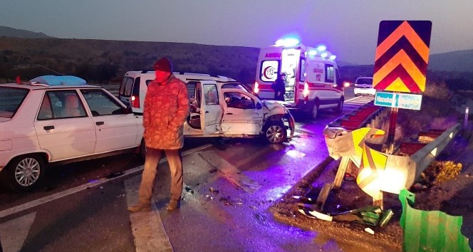 Kırıkkale’de trafik kazası: 3 yaralı