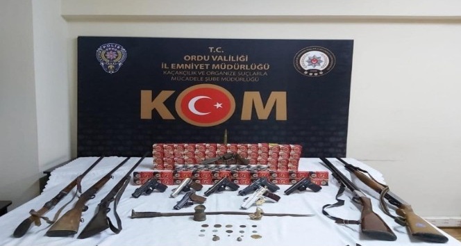 Ordu’da tarihi eser operasyonu