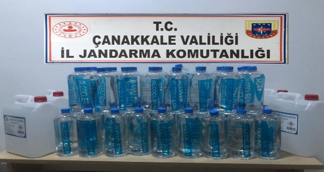 Biga’da sahte içki operasyonu: 3 gözaltı