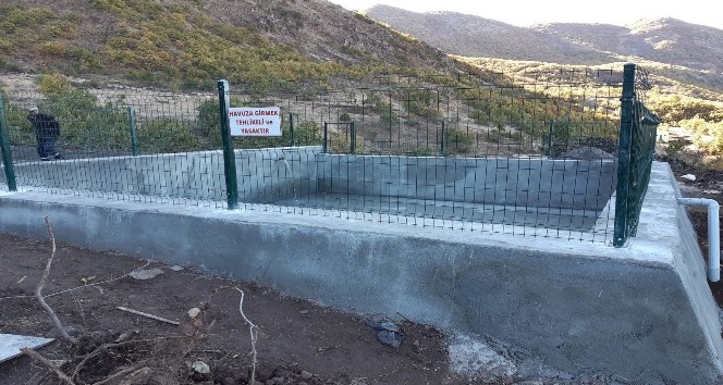 Tunceli’de sulama havuzu ve hat yapım projesi tamamlandı