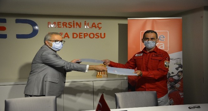 Mersin Ecza Deposu ile AKUT arasında sponsorluk anlaşması imzalandı
