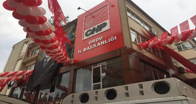 Ordu’da CHP teşkilatı korona virüs sebebiyle kapatıldı