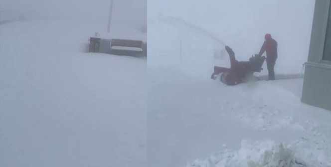 Antalya’nın yüksek kesimleri beyaza büründü