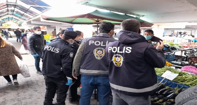 Edirne’de 30 dakikada 27 kişiye ceza kesildi