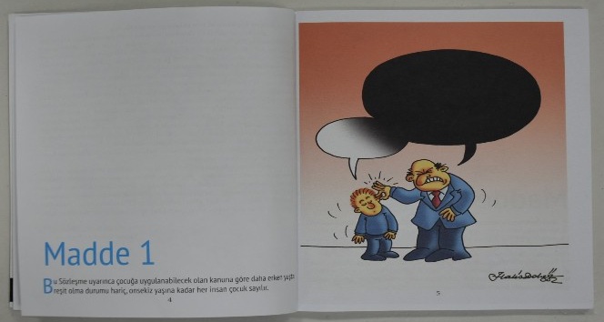 Tarsus Belediyesinden çocuklara ‘Karikatürlerle Çocuk Hakları Sözleşmesi’ kitabı