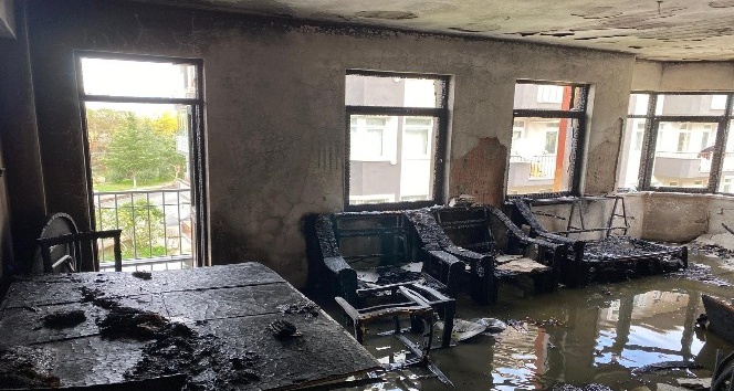 Giresun’da yangın