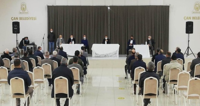 Çan köylere hizmet götürme birliği kasım ayı olağan meclis toplantısı düzenlendi